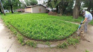 Fire DESTROYS home and leaves the lawn a MESS