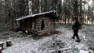 -30 мороз. СРОЧНЫЙ ПОХОД В ТАЙГУ К ИЗБЕ. ЛЕСНАЯ ИЗБА ЧТО С НЕЙ СЛУЧИЛОСЬ. ПРОБИРАЮСЬ К СТАРОЙ ИЗБЕ