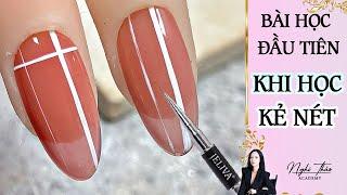 Bài học đầu tiên khi học kẻ nail