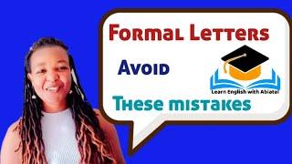 Types of Formal letters, #esl, #learnenglish@AbiatalEnglish