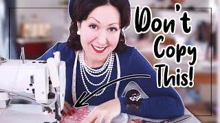 4 Sewing things NOT to copy from experienced sewist!