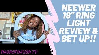 Neewer 18" Ring Light & Softbox Unbox 2019 | Amazon Product Review