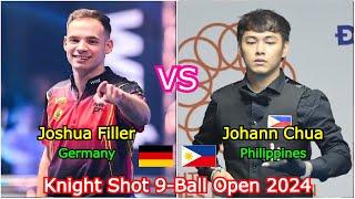 Joshua Filler vs Johann Chua | 2024 Knight Shot 9-Ball Open