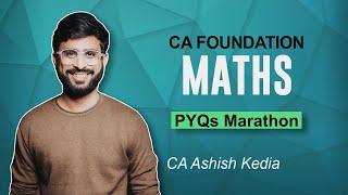 Quantitative Aptitude Marathon | CA Foundation Past 10 Years | Business Maths| Calculus | Tricks