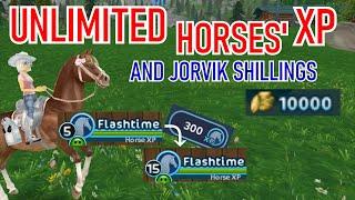 UNLIMITED FREE HORSES' XP (And Jorvik Shillings) BUG | Star Stable