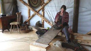 Autumn in the workshop, getting it winter ready, workstation upgrade and how to weave willow wreaths