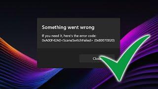 ️ 0XA00F42A0 Scene Switch Failed 0XC00D36b4 Error  Webcam Error Code 0XA00F4271