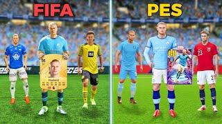 Erling Haaland Evolution - FIFA vs PES | 2020 - 2025