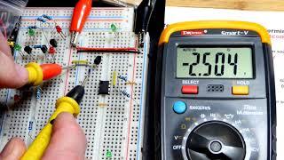 Quick TLE 2426 three terminal rail splitter virtual ground component introduction by electronzap