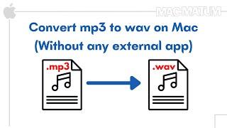 How to convert mp3 to wav on mac