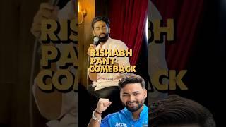 Rishabh Pant | Pranit More | #standup #shorts #rishabhpant #ipl #rjpranit