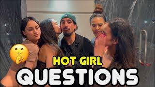 Hot Girls Answer 3 WILD Questions ( #publicinterview ) 