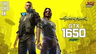 Cyberpunk 2077 on GTX 1650 Super 1080p, 1440p, 2160p benchmarks!