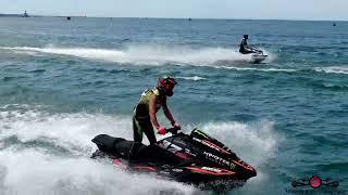 Top Shots Jet Ski Races Michigan City Sundays 4K Drone Footage