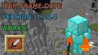 Minecraft How to Dupe with Item Frame | 1.20.4 | [WORKS] | 2B2TGRIND.MINEHUT.GG