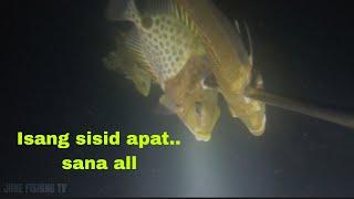 NIGHT SPEARFISHING  CORTES fishing spot..