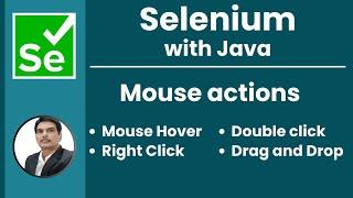Session 35 - Selenium with Java | Mouse Actions | Action Vs Actions | 2024 New series