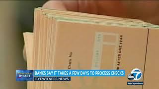 Stimulus check questions: Why some taxpayers can't withdraw $1,400 payments from bank accounts| ABC7