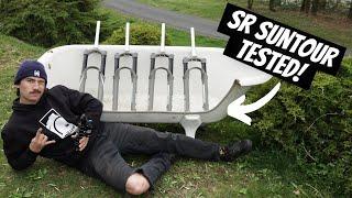 SR SUNTOUR - Der Underdog unter den FAHRWERKEN?! UNBOXING + ERSTER TEST || Jordan Hugo