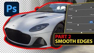 How to Smooth Edges in Photoshop. Select and mask 2/2