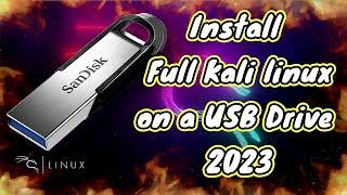 how to Install Full Kali on a USB Drive (2024)