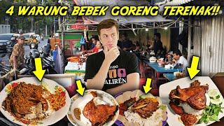 4 BEBEK GORENG PALING ENAK DI INDONESIA!! JUARANYA SIAPA NIH?!