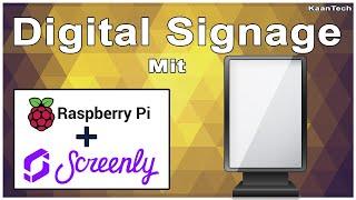 Digital Signage Display mit Raspberry Pi und Screenly erstellen