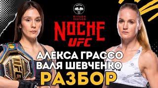 Алекса Грассо vs Валентина Шевченко на UFC noche | Разбор