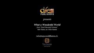 What a Wonderful World, Bob Thiele, arr  Peter Ratnik