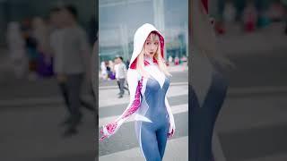 Spider Woman Super Hero Costumes,Spider Gwen Cosplay Dress Up DC Costume | CoserCos.com