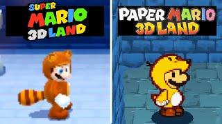 Super Mario 3D Land vs Paper Mario 3D Land [ Original vs Fan Game ]