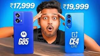 moto g85 vs OnePlus Nord CE 4 lite | Best phone at Rs.18,000 |