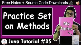 Java Tutorial: Practice Questions on Java Methods