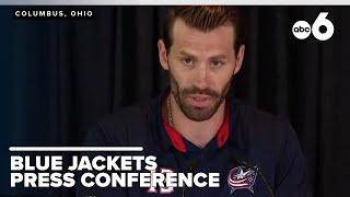 Blue Jackets hold first press conference since passing of Johnny Gaudreau