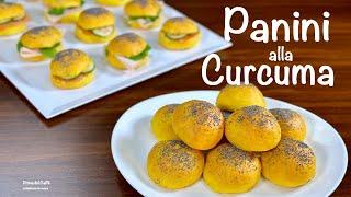 PANINI ALLA CURCUMA | Panini per Buffet e Aperitivi | Come Farcire i Panini ||Turmeric Sandwiches