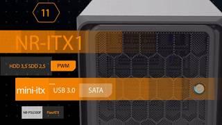 NR-ITX1 - компактный корпус для сетевого хранилища NAS