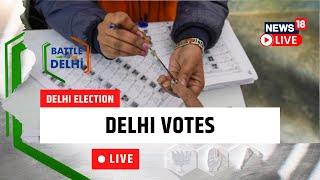 Delhi Votes: Huge Voter Turnout In Delhi | Dlehi Assembly Election 2025 | N18L | News18 Live