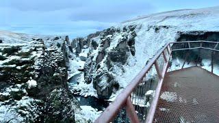 Fjaðrárgljúfur Canyon, Iceland- My private park!