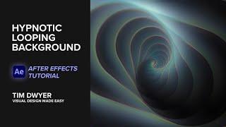 Hypnotic Looping Background (Beginner After Effects Tutorial)