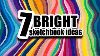 Sketchbook Ideas with Acrylic Paint Markers