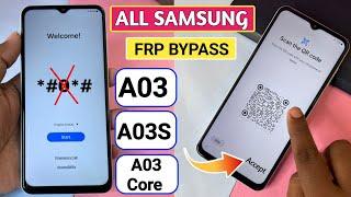 Samsung A03, A03 Core FRP Bypass 2024 Android 13 Without Pc || Samsung Frp Bypass 2024 - No TalkBack