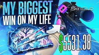 MY BIGGEST WIN ON MY LIFE ON SKINCLUB ! SKINCLUB PROMO CODE 2024 ! PROMO CODE 2024 ! CS2 2024 !