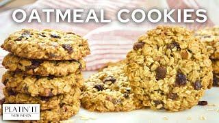 Easy CHEWY Oatmeal Cookie Recipe | #Shorts Favourites