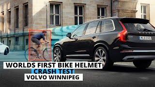 Volvo Cars and POC develop world first car bike helmet crash test | Volvo Winnipeg