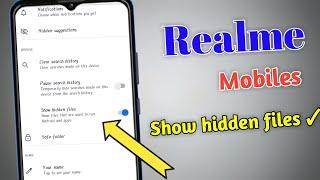 How to show hidden files in Realme moblie #Realme | Interesting Tips