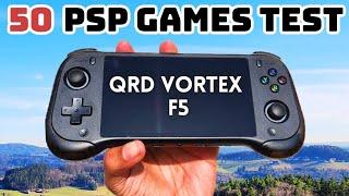 50 PSP Games Tested on QRD Vortex F5