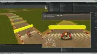 Unity Kart Demo - (Lap System with Checkpoints) Development Video #`1