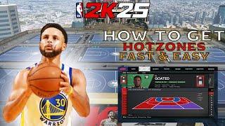 HOW TO GET HOTZONES AND LETHAL ZONES QUICK IN NBA 2K25- SHOOTING TIPS TO GET BETTER