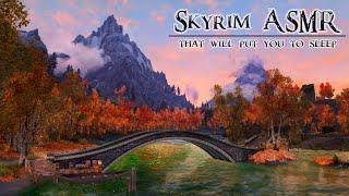 ASMR ️ Walking Across Modded Skyrim  TWO HOURS of Sleep Aid