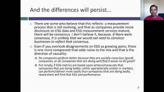 Doing good or Sounding Good: A Skeptical Look at ESG!